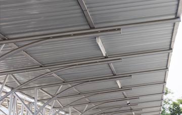 installing Pont Ystrad metal roofing